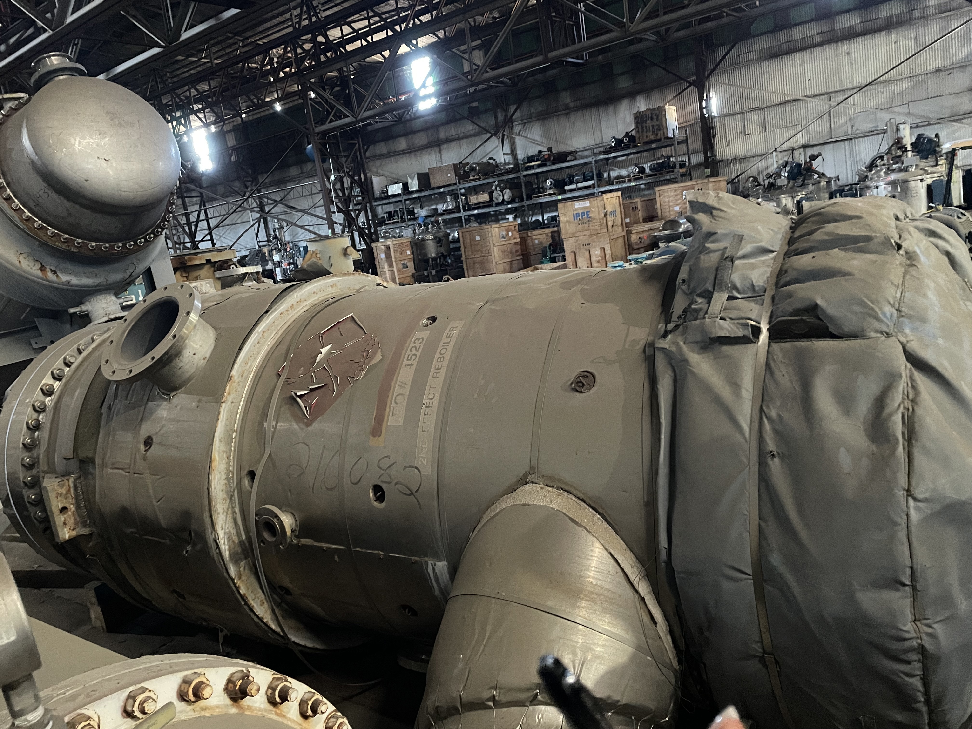 IPP# 216082, 77.9 m² (838 ft²)  Stainless Steel 304 Shell and Tube Heat Exchanger For Sale