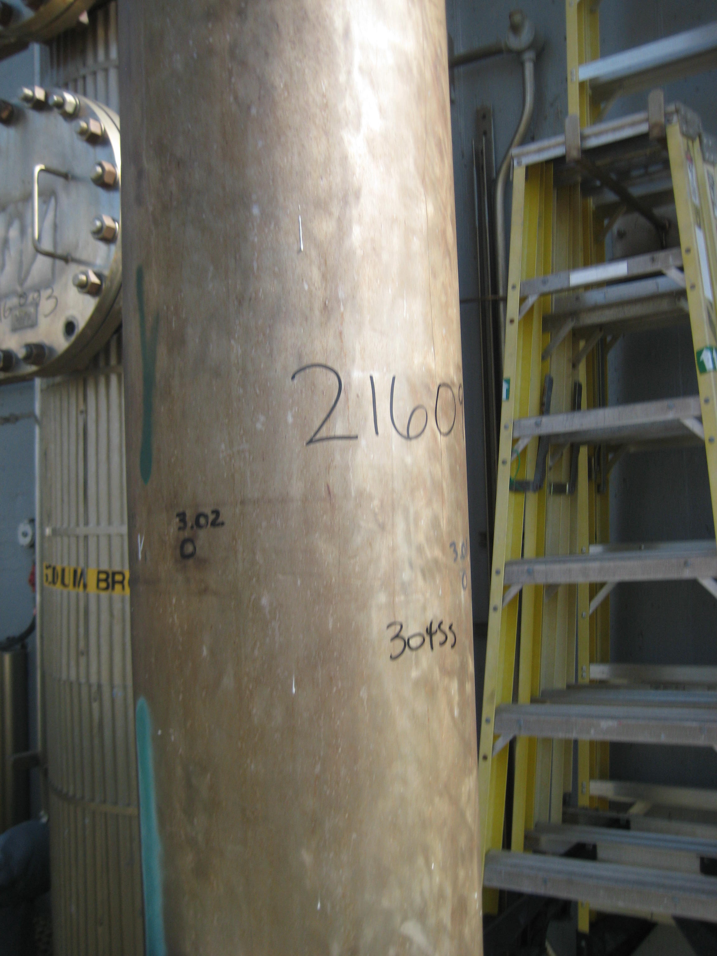 IPP# 216092, 124 m² (1,335 ft²)  Stainless Steel 304 Shell and Tube Heat Exchanger For Sale