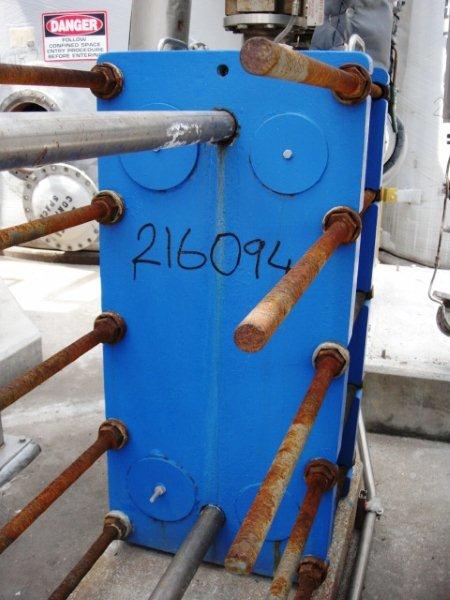 IPP# 216094, 8.3 m² (89.1 ft²)  Stainless Steel 304 Plate and Frame Heat Exchanger For Sale