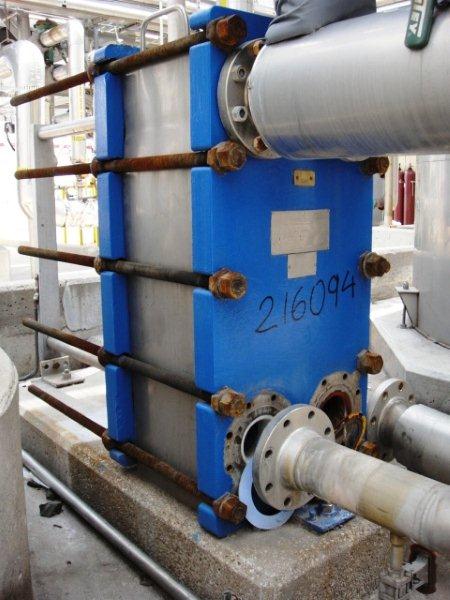 IPP# 216094, 8.3 m² (89.1 ft²)  Stainless Steel 304 Plate and Frame Heat Exchanger For Sale