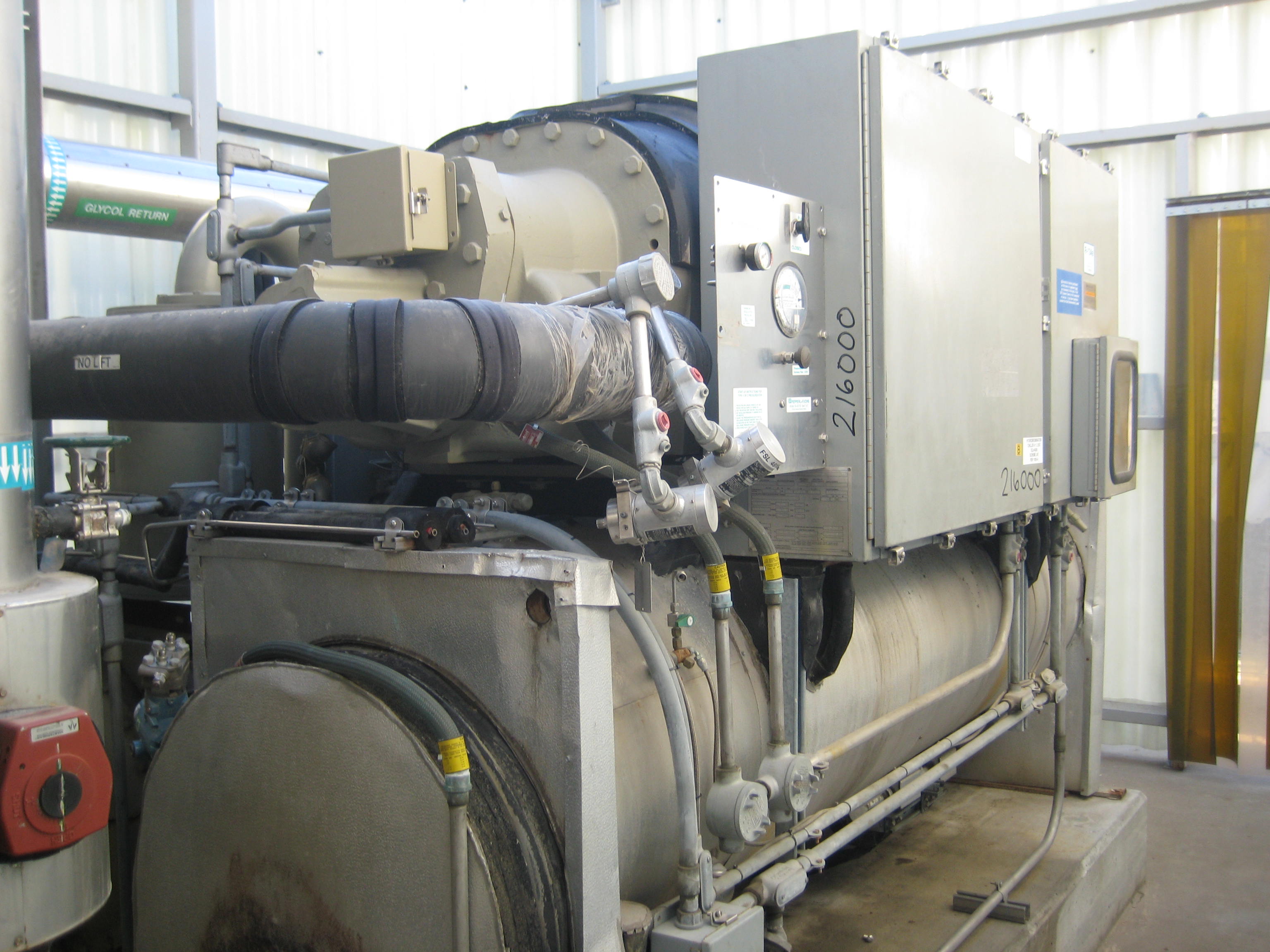 IPP# 216000, 453,592 kcal/h (150 Ref. Ton)   Low Temp Chiller For Sale