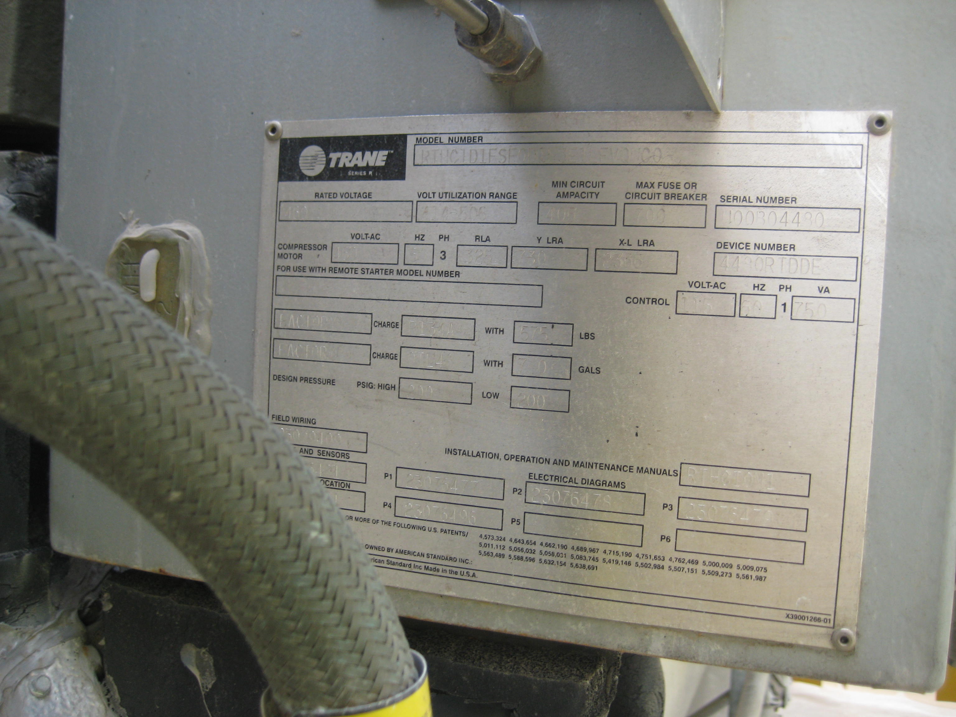 IPP# 216000, 453,592 kcal/h (150 Ref. Ton)   Low Temp Chiller For Sale