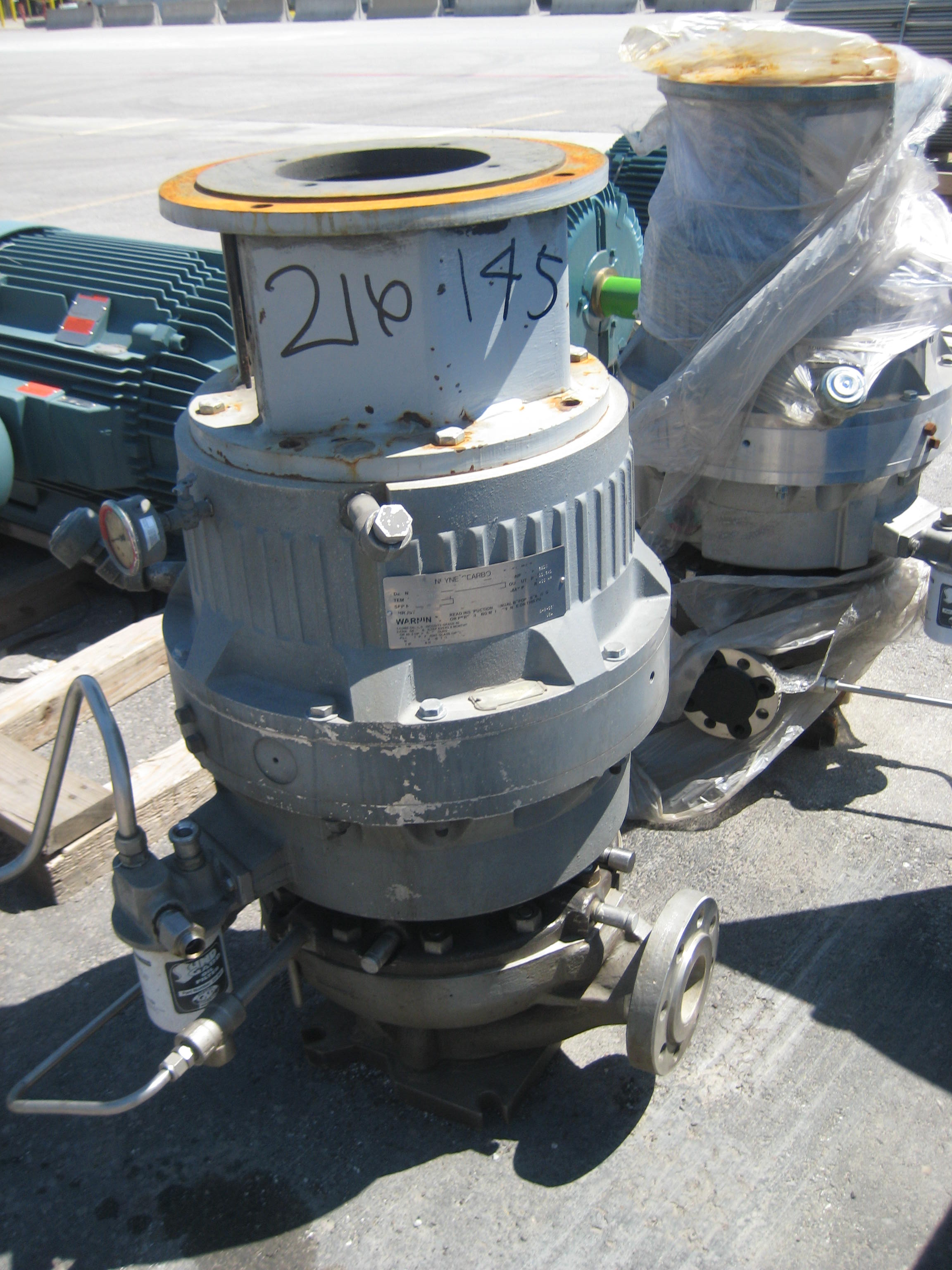 IPP# 216145, 57.9 m3/h (255 GPM) Unused Stainless Steel 316 Centrifugal Pump For Sale