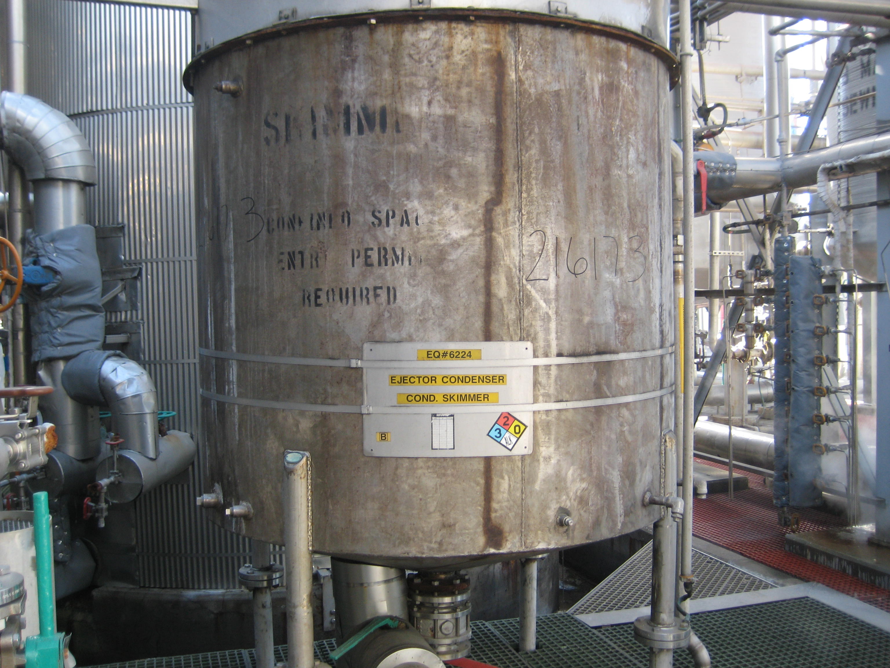 IPP# 216173, 3,104 L (820 gallons)  Stainless Steel 304  Tank For Sale