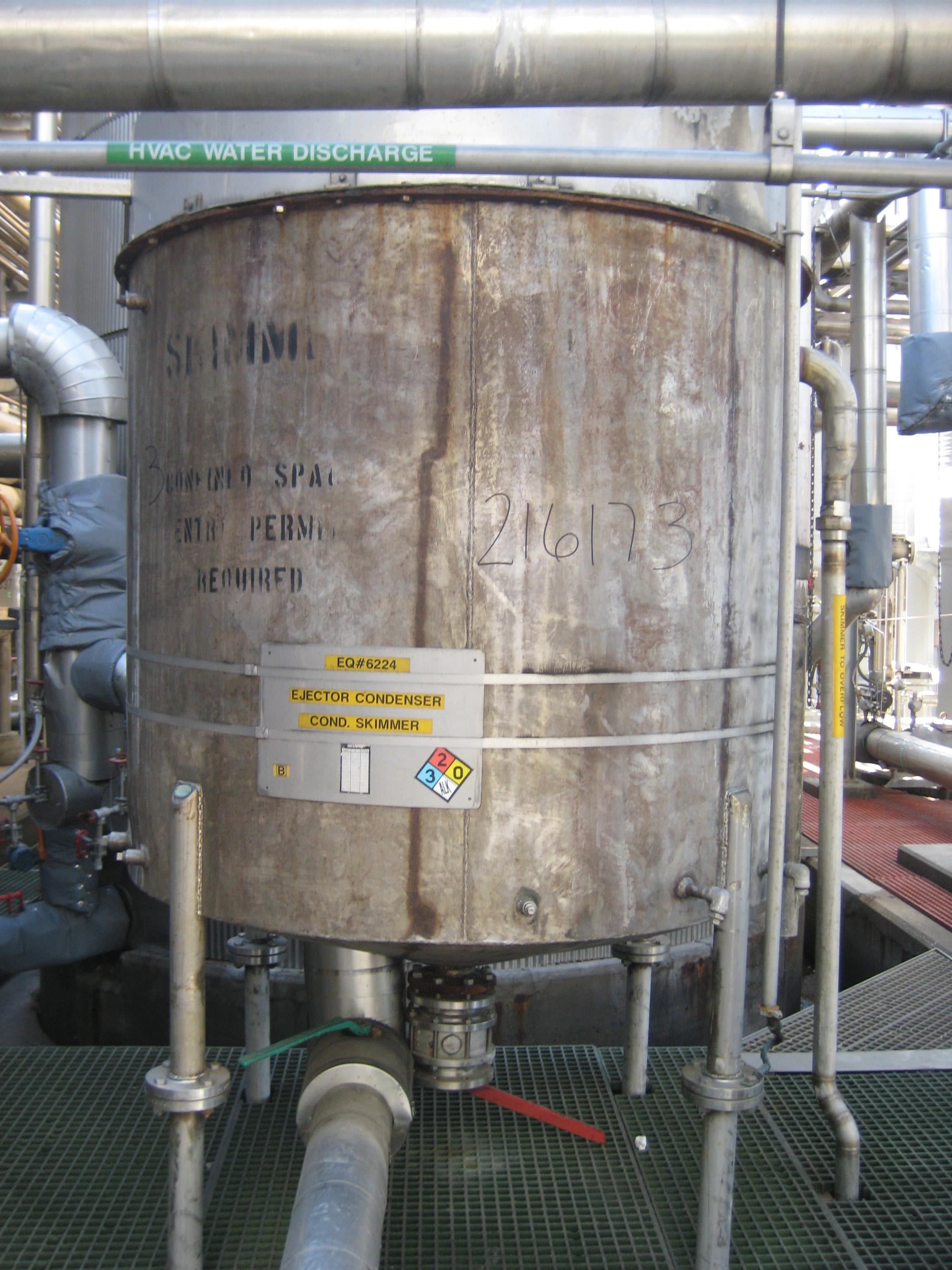 IPP# 216173, 3,104 L (820 gallons)  Stainless Steel 304  Tank For Sale