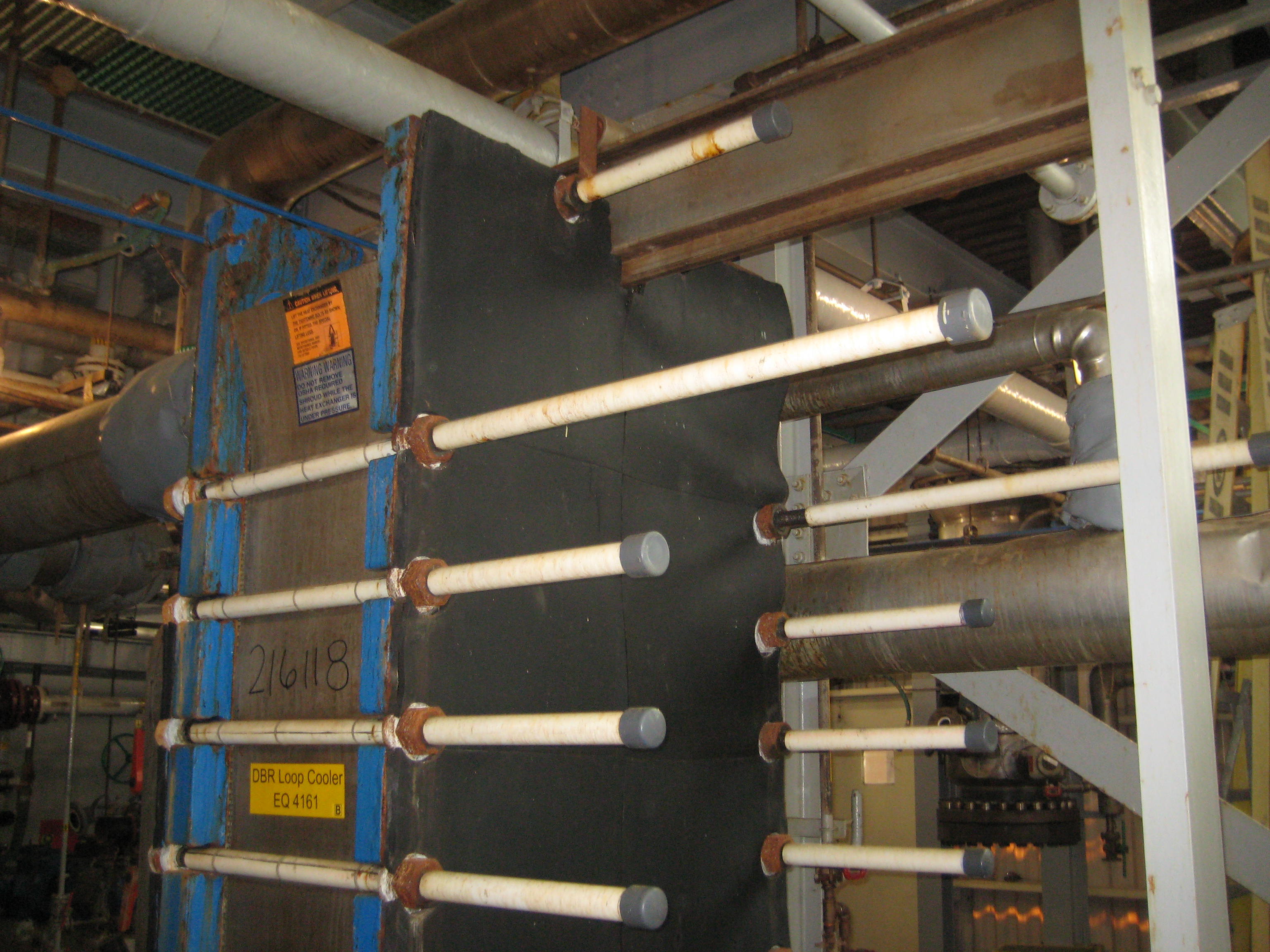 IPP# 216118, 179.8 m² (1,935 ft²)  Hastelloy - B Plate and Frame Heat Exchanger For Sale