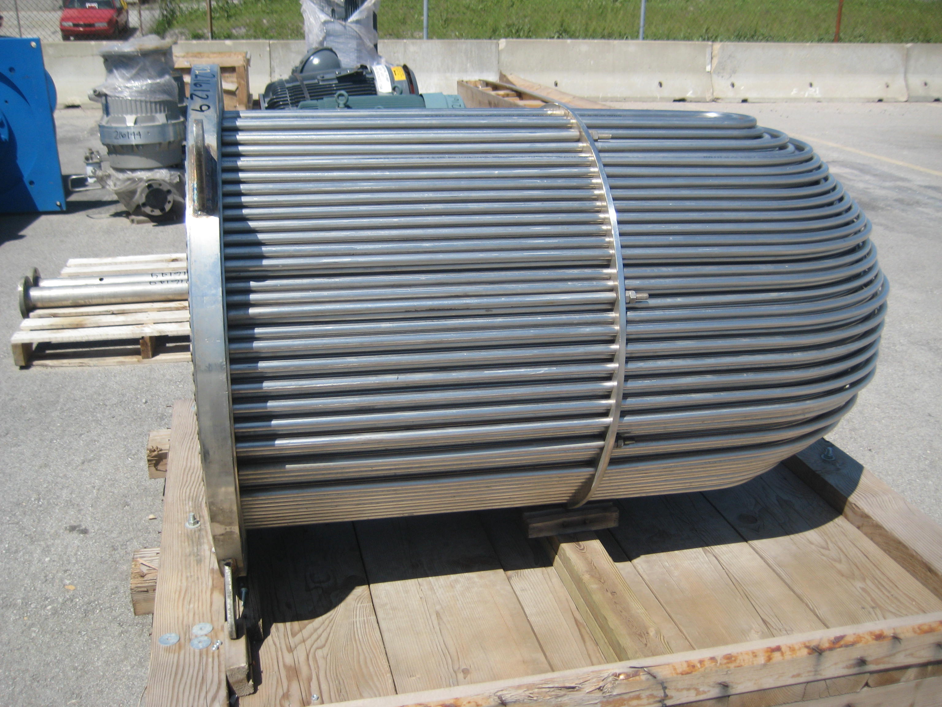 IPP# 216129, 67.4 m² (725 ft²) Unused Stainless Steel 304 Shell and Tube Heat Exchanger For Sale