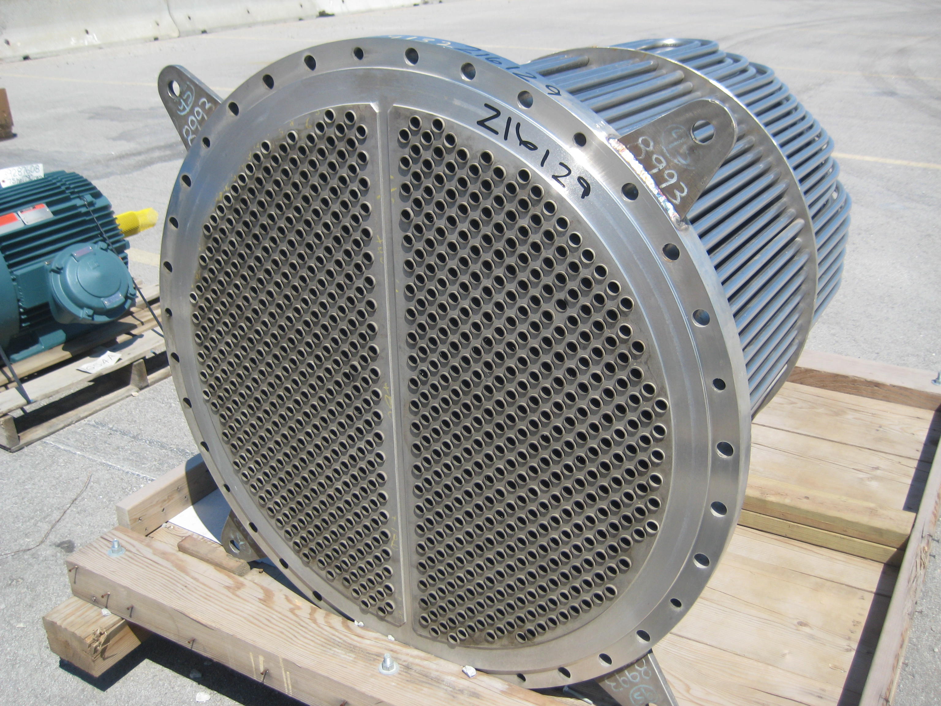 IPP# 216129, 67.4 m² (725 ft²) Unused Stainless Steel 304 Shell and Tube Heat Exchanger For Sale