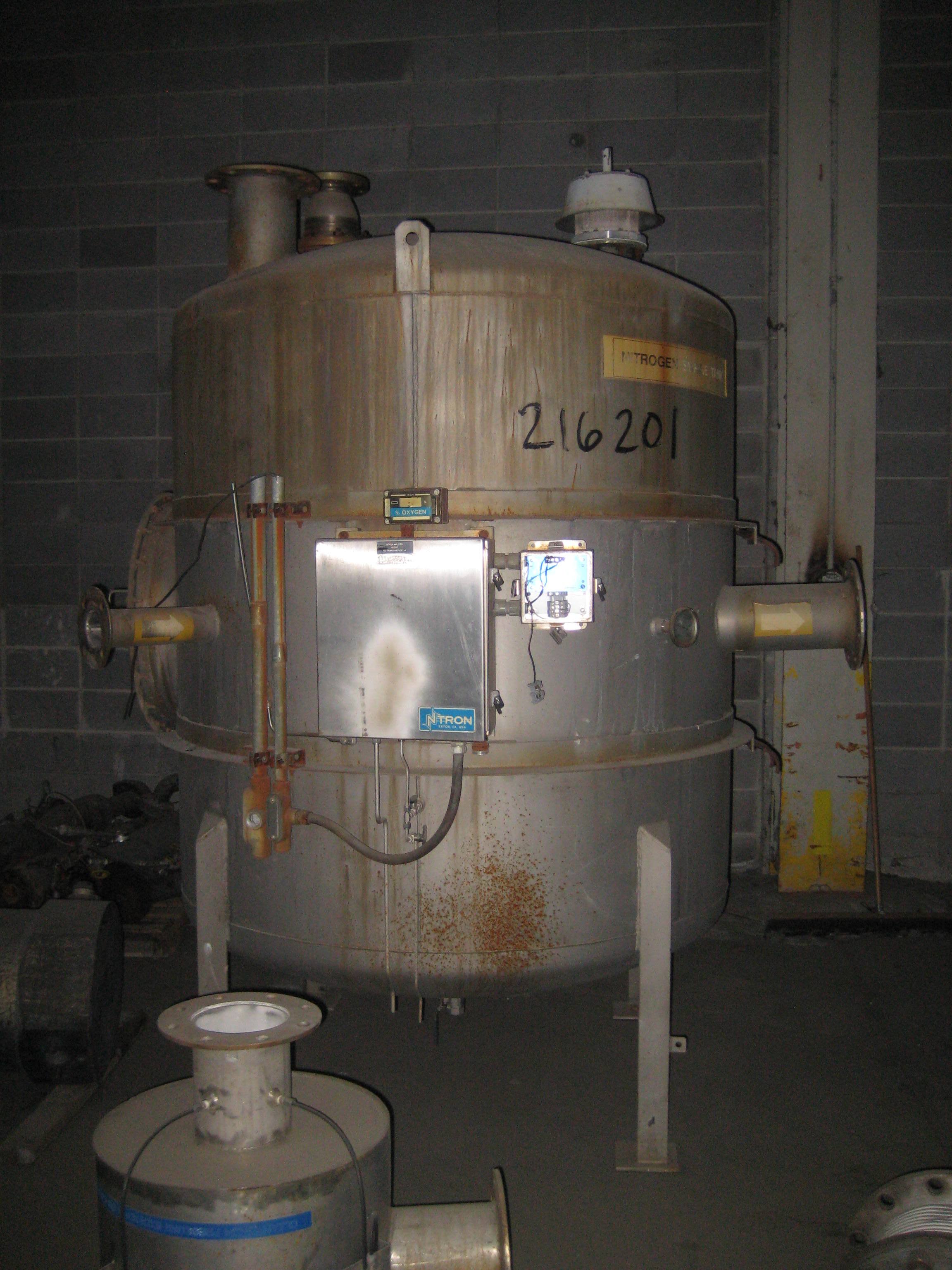 IPP# 216201, 3,785 L (1,000 gallons)  Stainless Steel 304  Tank For Sale