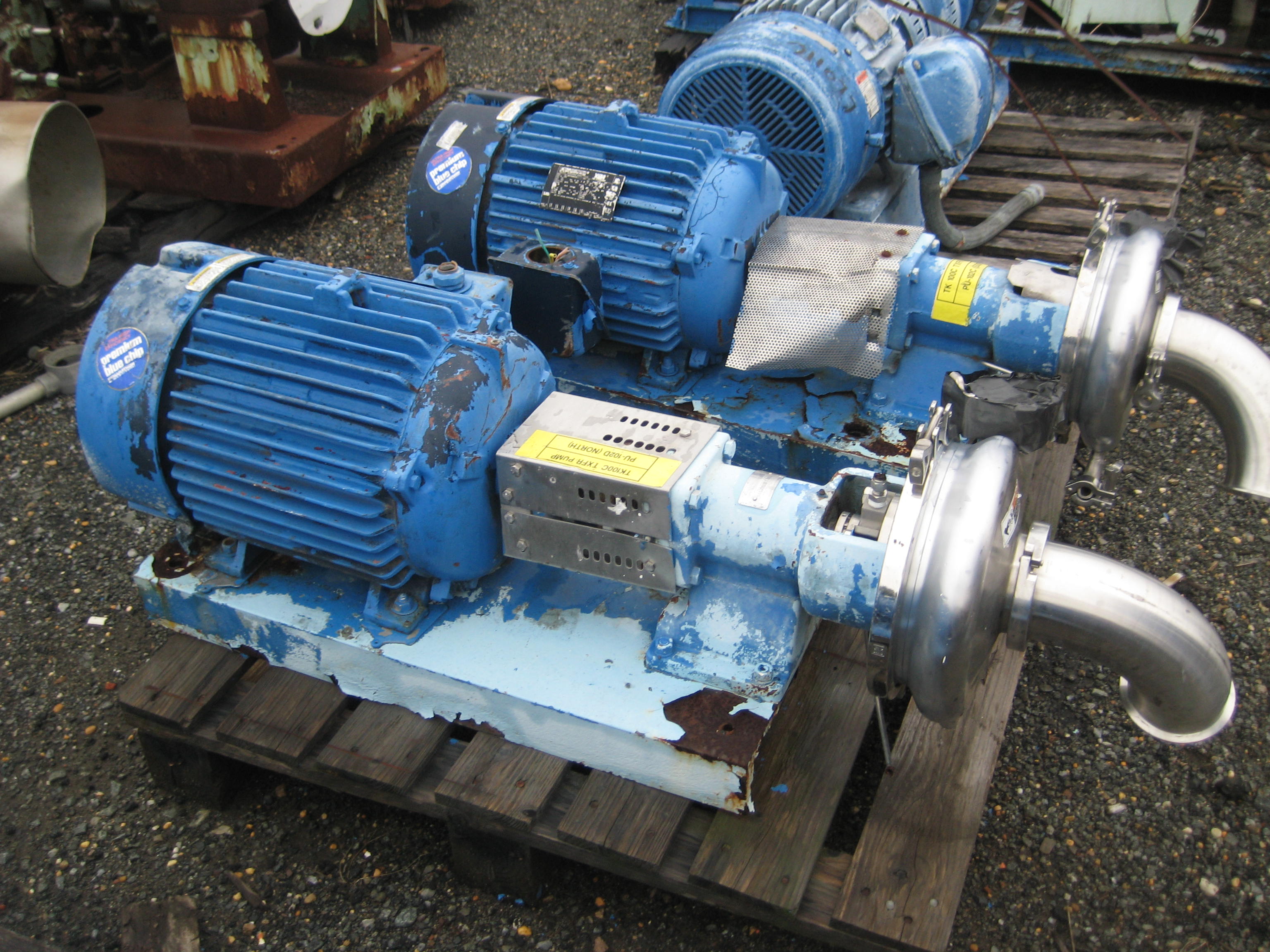 IPP# 216223, 90.8 m3/h (400 GPM)  Stainless Steel 316 Centrifugal Pump For Sale