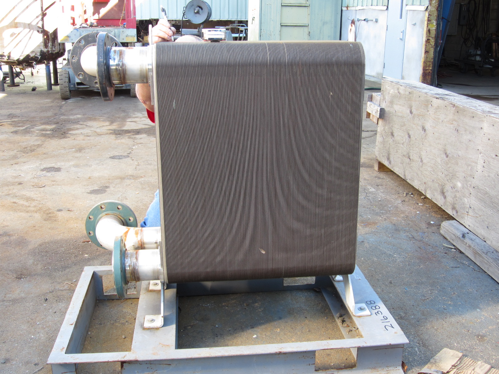 IPP# 216388, 9.3 m² (100 ft²)  Stainless Steel 304 Plate and Frame Heat Exchanger For Sale