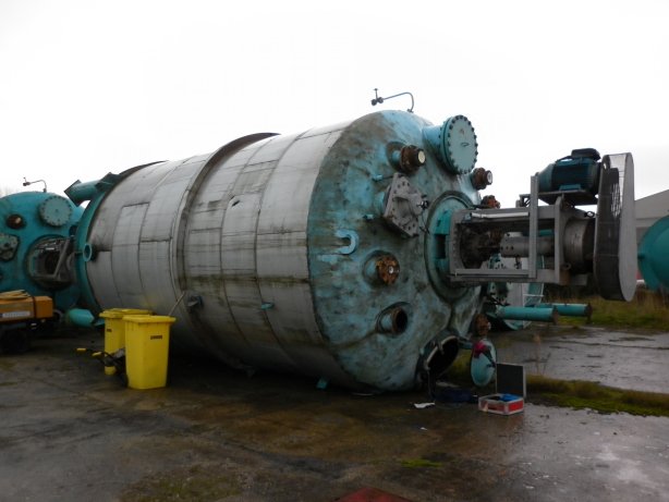 IPP# 216393, 70,100 L (18,518 gallons)  Glasslined Batch-Type Agitated Reactor For Sale