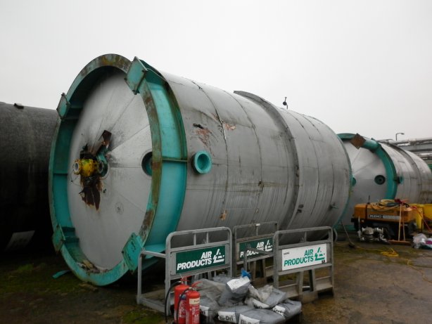 IPP# 216391, 70,100 L (18,518 gallons)  Glasslined Batch-Type Agitated Reactor For Sale