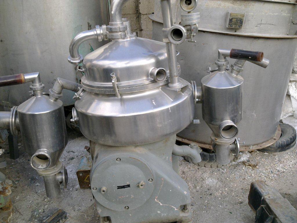 IPP# 216545, 30 kW (40.2 HP)  Stainless Steel 316  Centrifuge-Disc Bowl For Sale