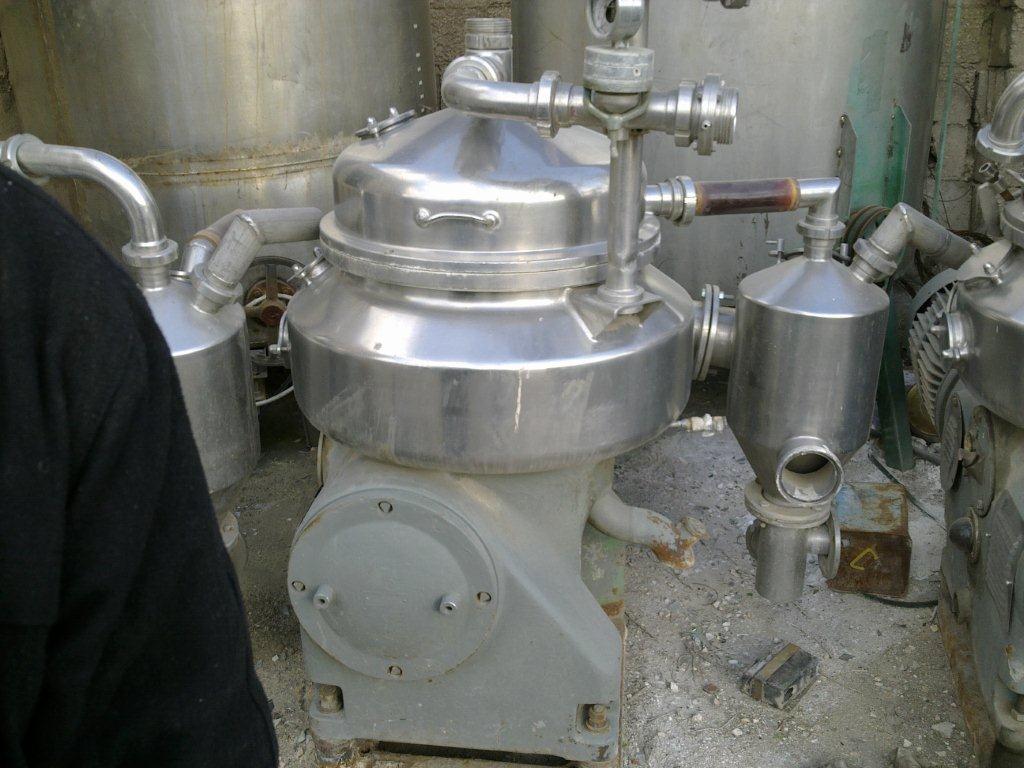 IPP# 216546, 30 kW (40.2 HP)  Stainless Steel 316  Centrifuge-Disc Bowl For Sale