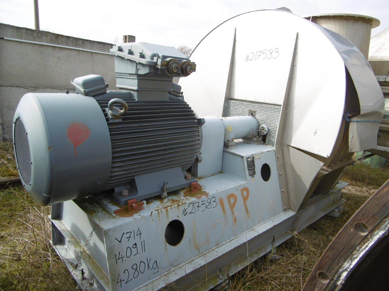 IPP# 217583, 65,520 m3/h (38,564 CFM)  Stainless Steel 321  Blower For Sale