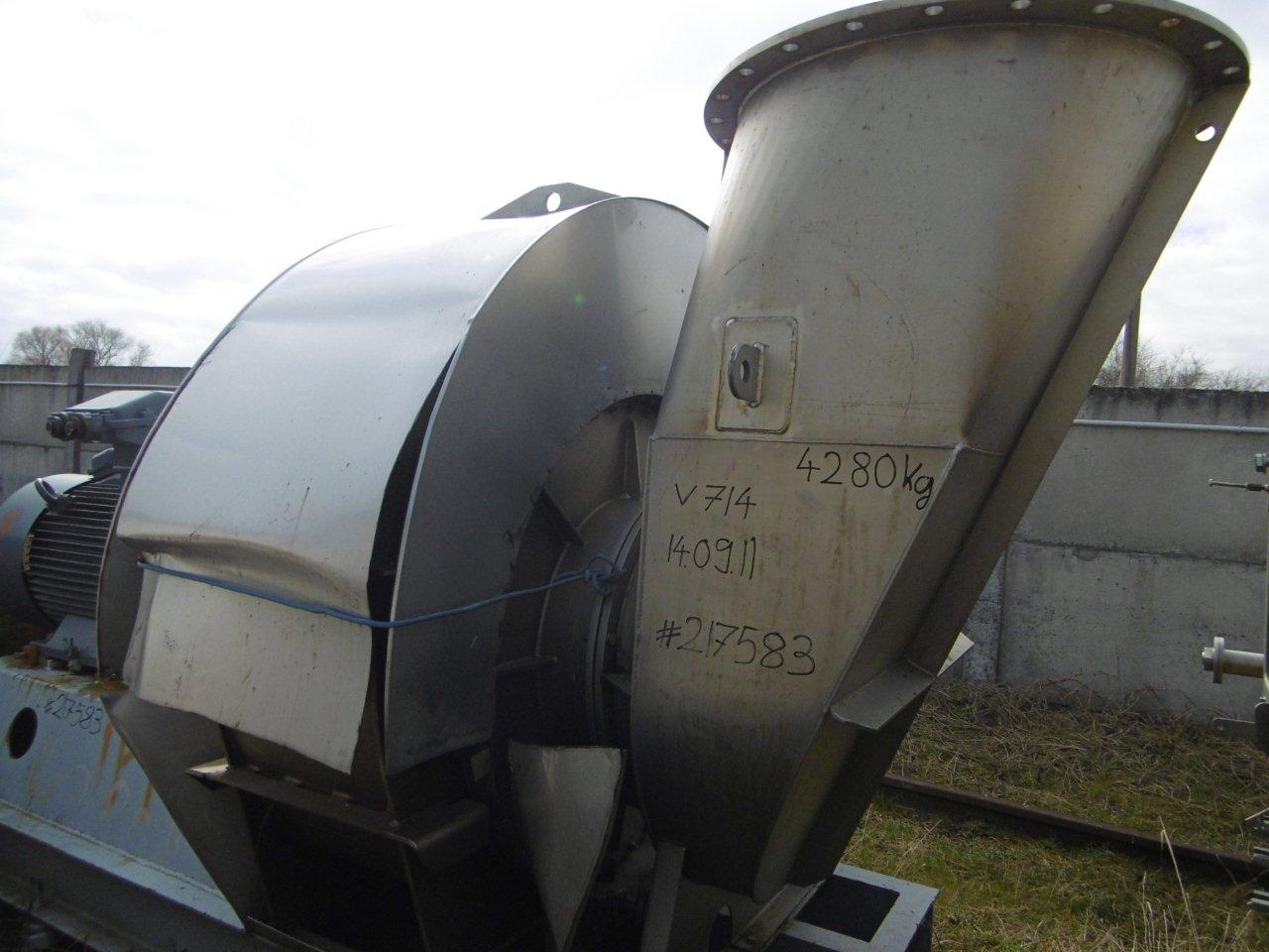 IPP# 217583, 65,520 m3/h (38,564 CFM)  Stainless Steel 321  Blower For Sale