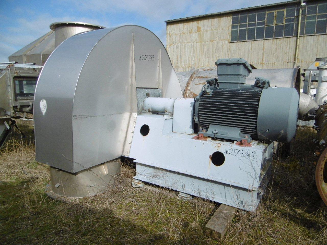 IPP# 217583, 65,520 m3/h (38,564 CFM)  Stainless Steel 321  Blower For Sale