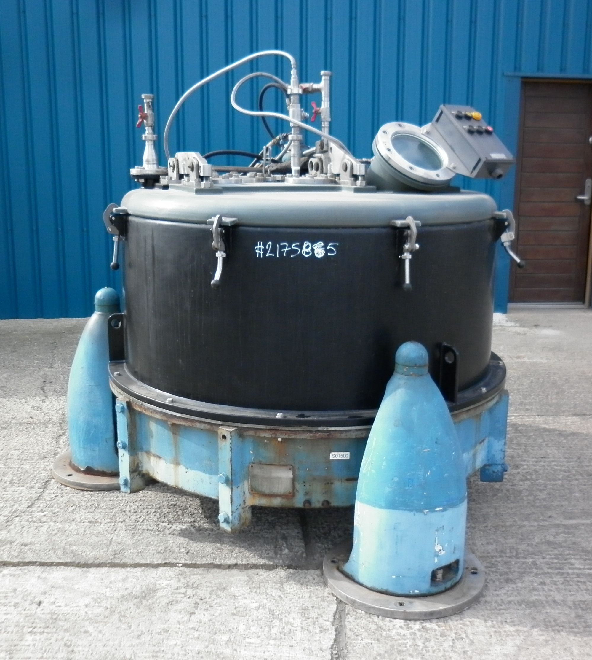 IPP# 217585, 1,250 mm (49.2 in)   Manual Discharge-Top Centrifuge-Basket For Sale