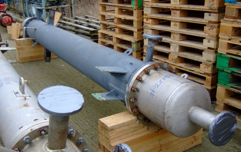 IPP# 217593, 35.2 m² (378.9 ft²)  Stainless Steel Austentic Shell and Tube Heat Exchanger For Sale