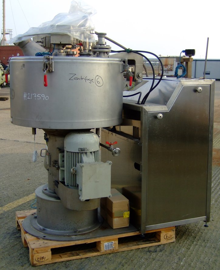 IPP# 217590, 630 mm (24.8 in)  Hastelloy - Other Manual Discharge-Top Centrifuge-Basket For Sale