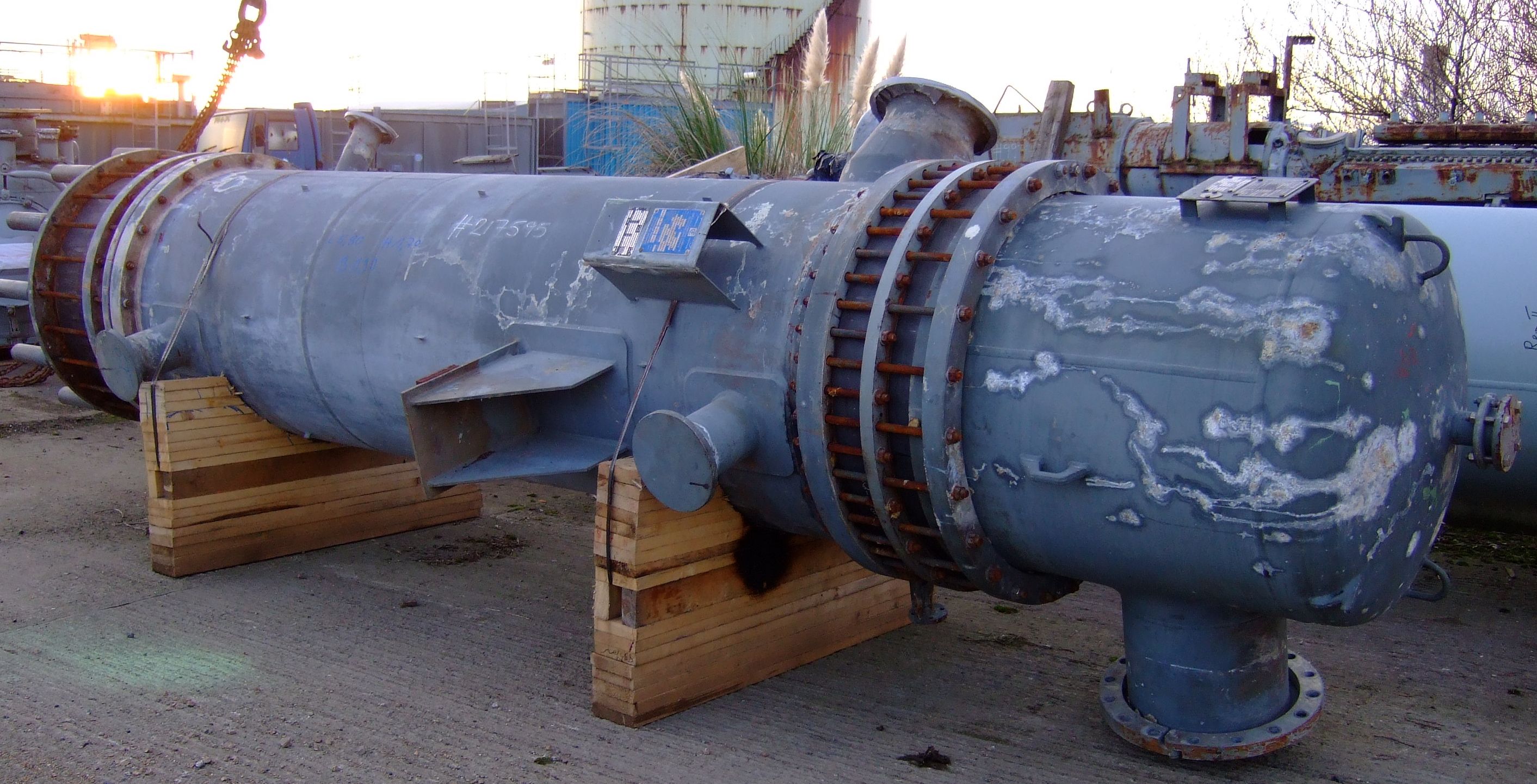 IPP# 217595, 160 m² (1,722 ft²)  Graphite Shell and Tube Heat Exchanger For Sale