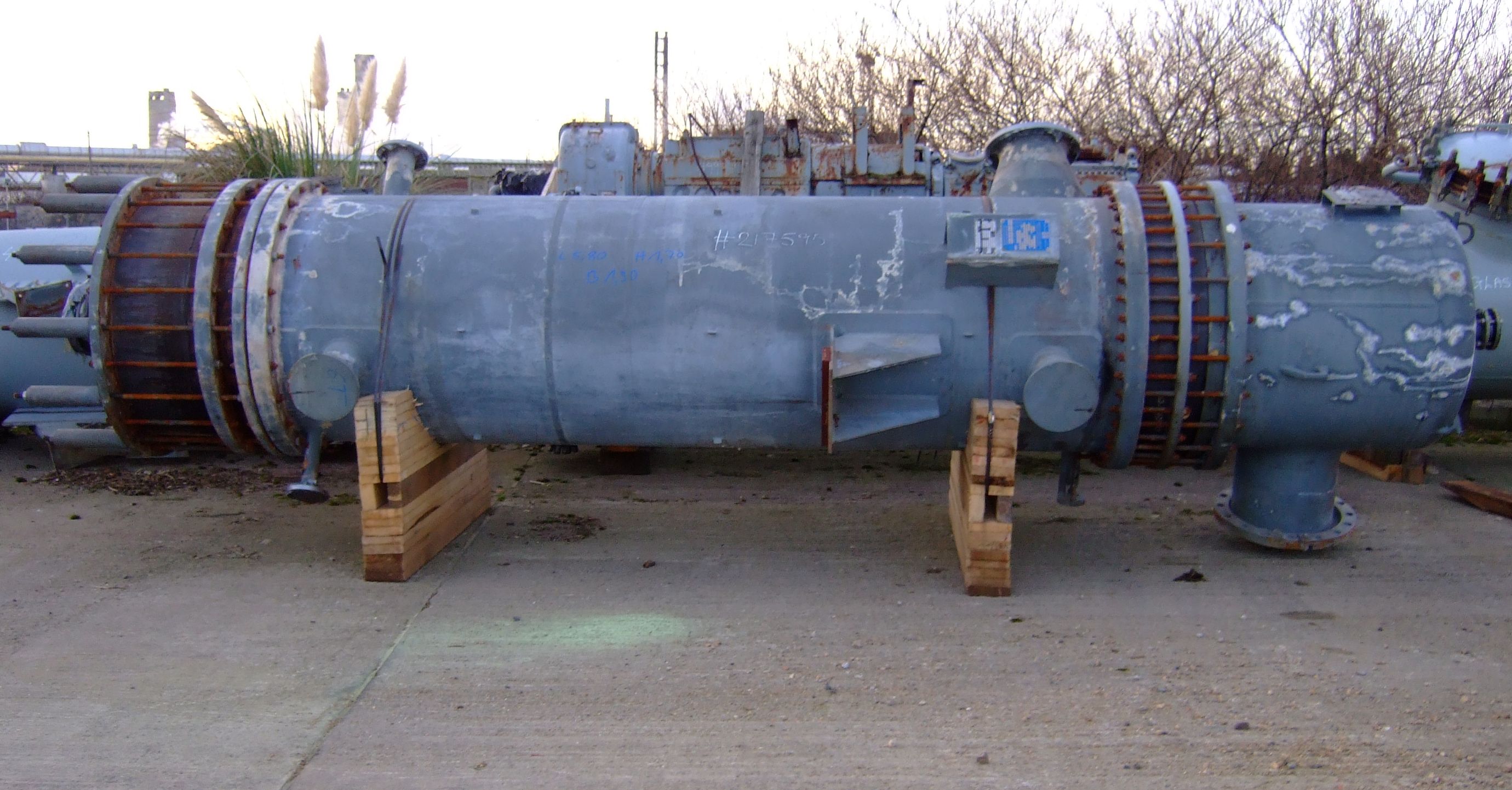 IPP# 217595, 160 m² (1,722 ft²)  Graphite Shell and Tube Heat Exchanger For Sale