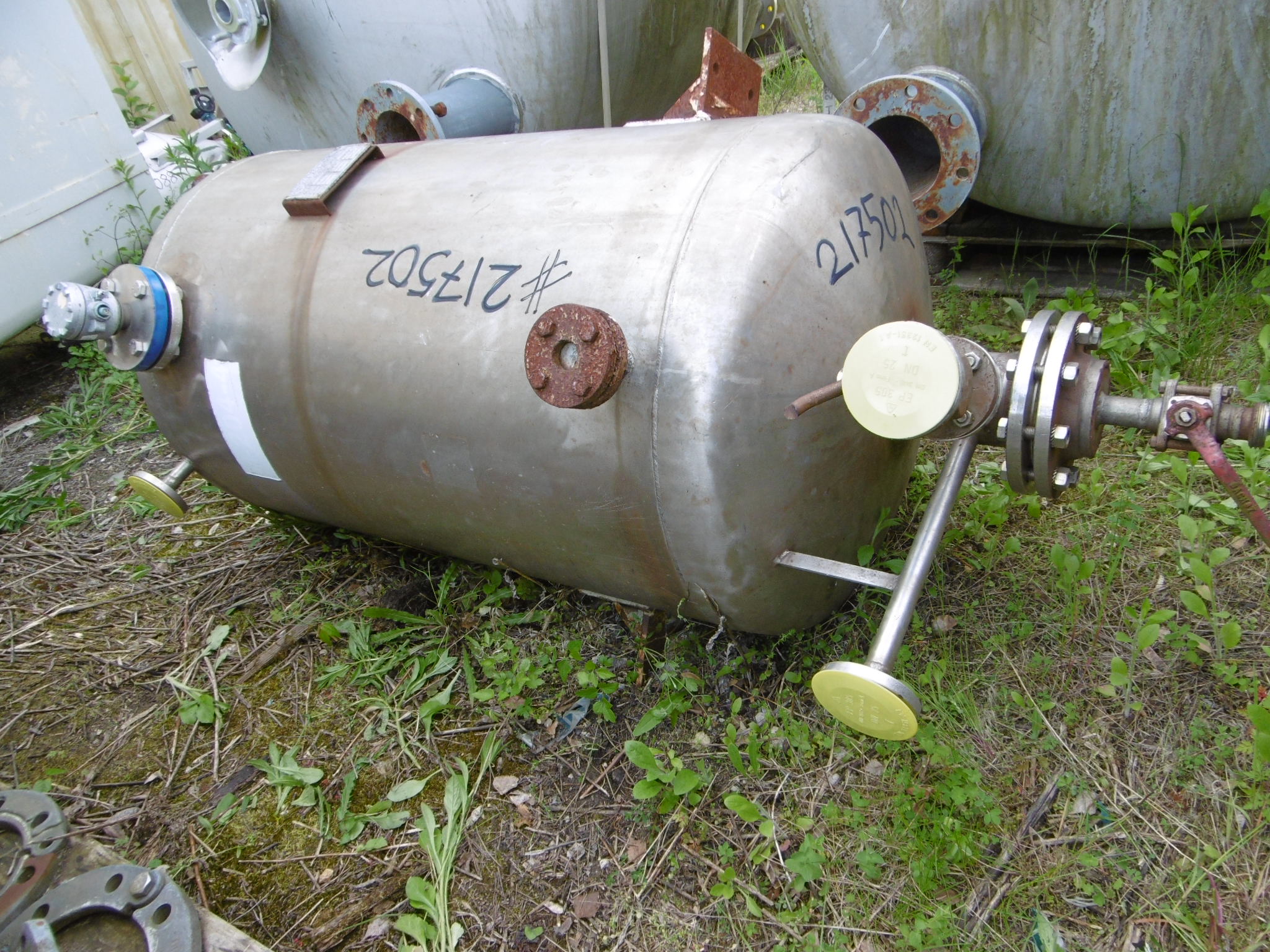 IPP# 217502, 500 L (132.1 gallons)  Stainless Steel 316  Tank For Sale