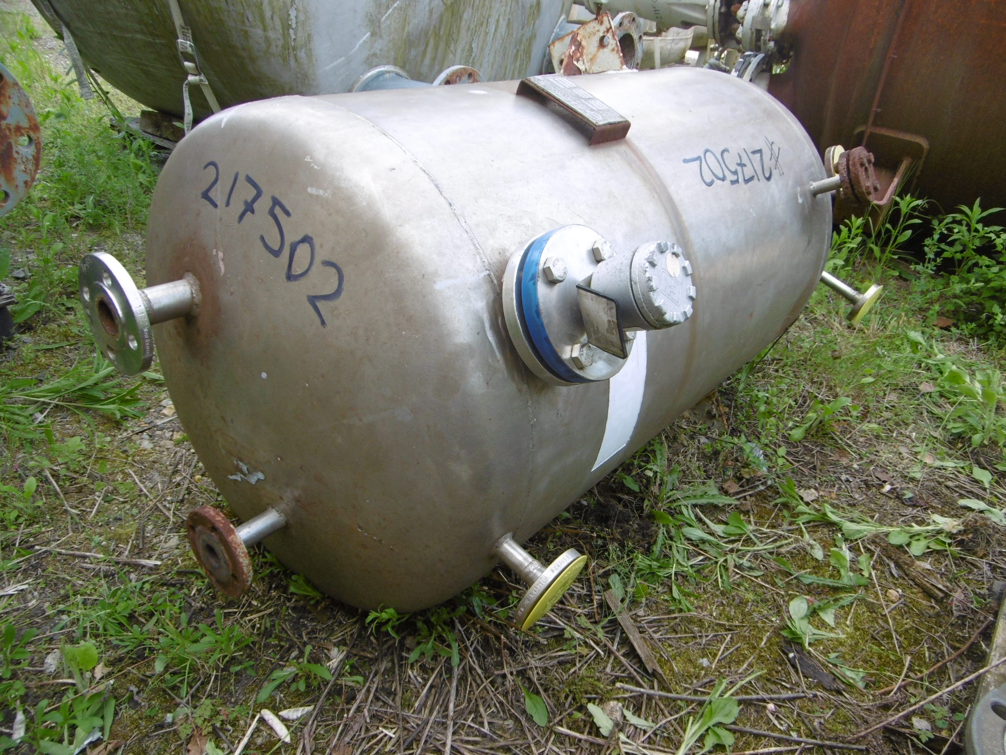 IPP# 217502, 500 L (132.1 gallons)  Stainless Steel 316  Tank For Sale