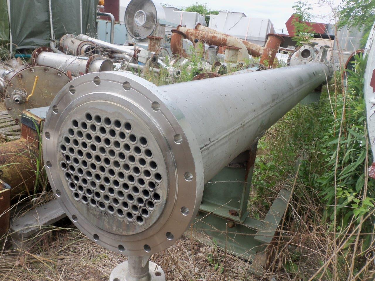 IPP# 217507, 35.5 m² (382.1 ft²)  Stainless Steel Austentic Shell and Tube Heat Exchanger For Sale