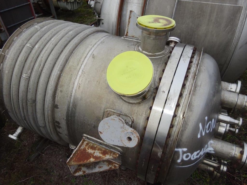 IPP# 217514, 4,000 L (1,057 gallons)  Stainless Steel 316 Batch-Type Agitated Reactor For Sale