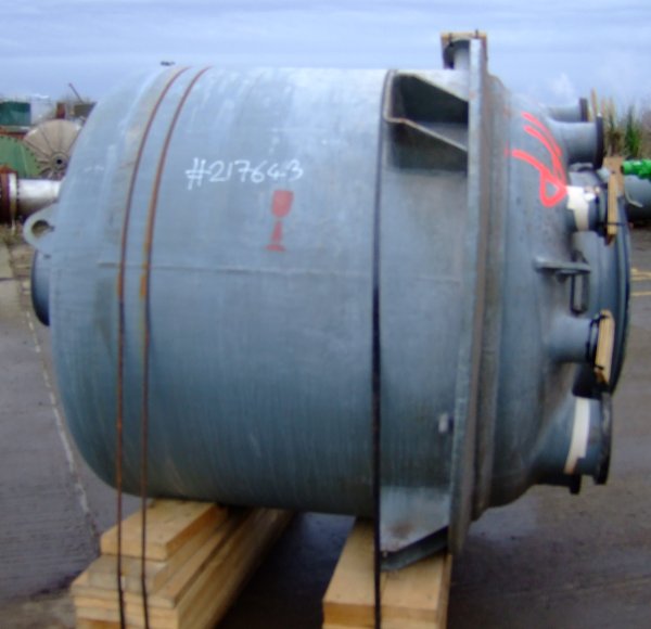 IPP# 217643, 2,167 L (572.5 gallons)  Glasslined Batch-Type Agitated Reactor For Sale