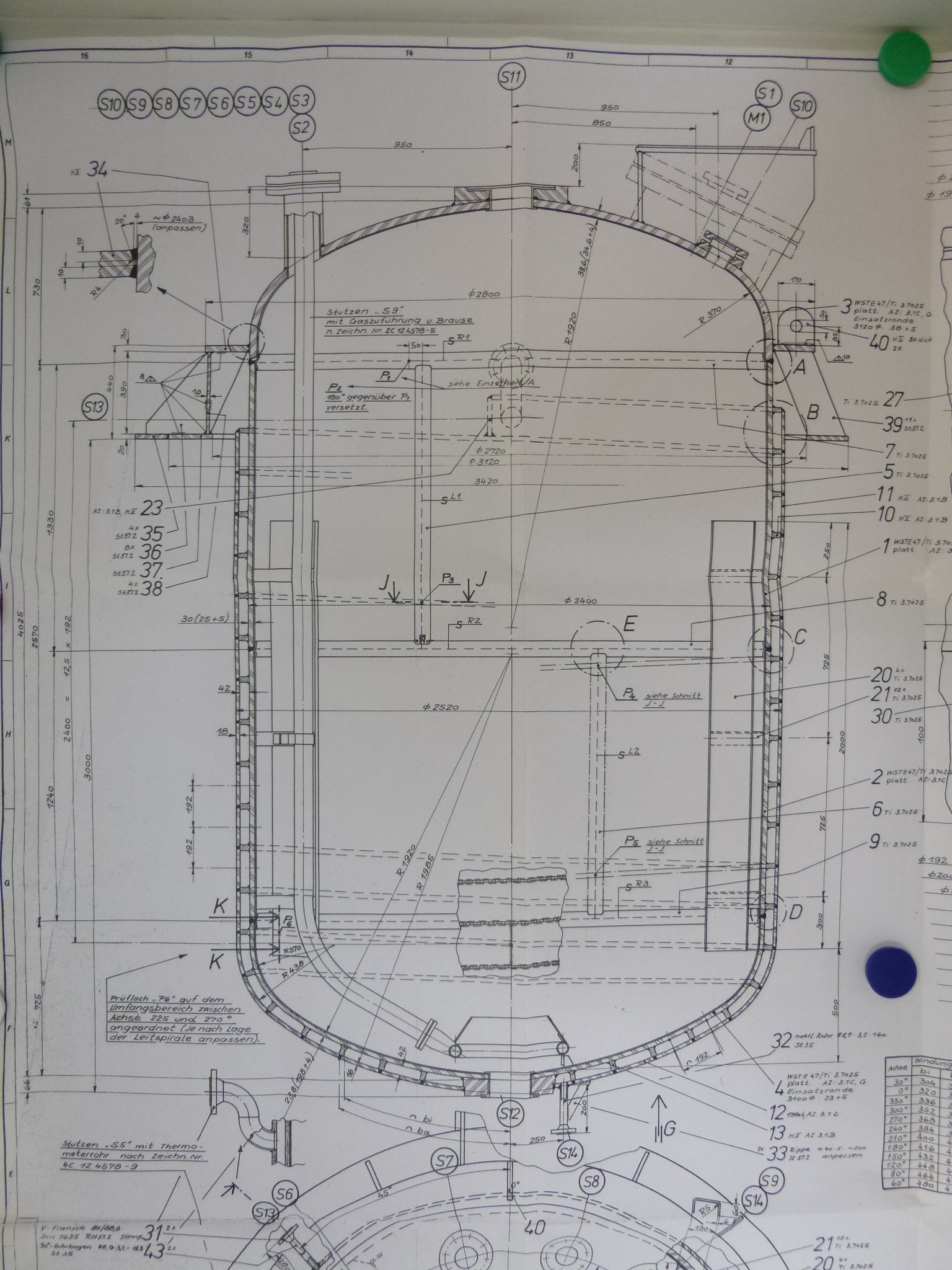 IPP# 217606, 15,200 L (4,015 gallons)  Titanium Batch-Type Agitated Reactor For Sale