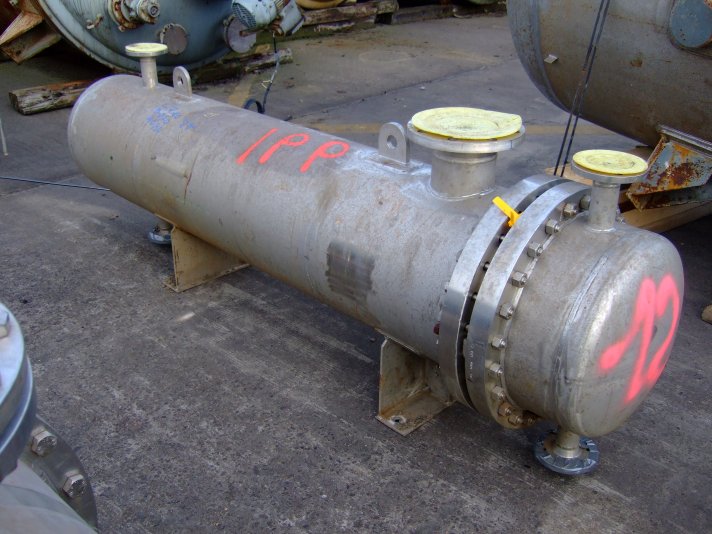 IPP# 217637, 20 m² (215.3 ft²)  Stainless Steel Austentic Shell and Tube Heat Exchanger For Sale