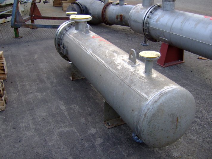 IPP# 217637, 20 m² (215.3 ft²)  Stainless Steel Austentic Shell and Tube Heat Exchanger For Sale