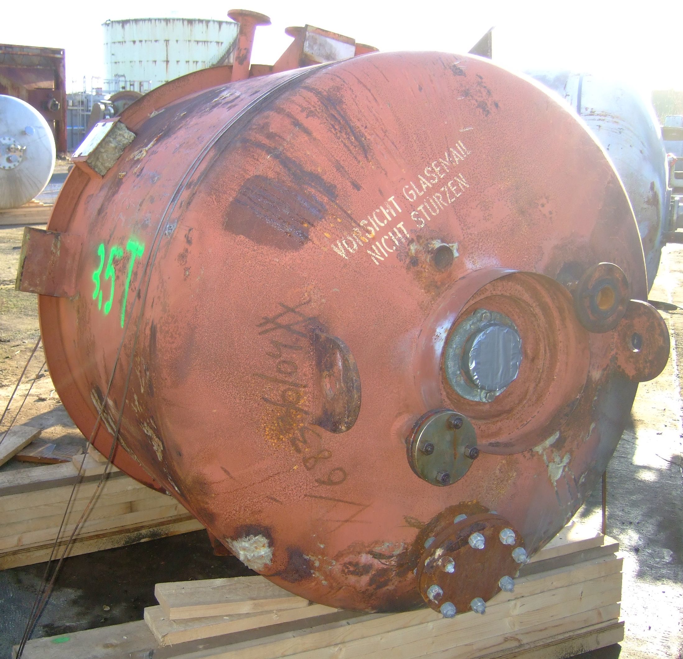 IPP# 217635, 2,115 L (558.7 gallons)  Glasslined Batch-Type Agitated Reactor For Sale