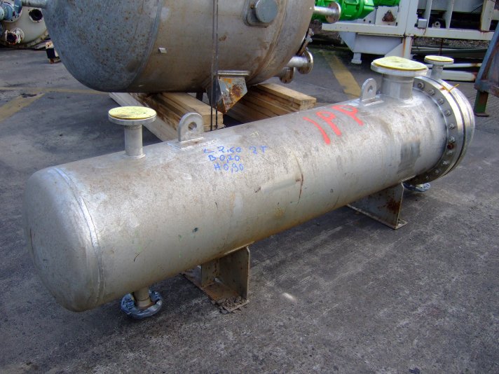 IPP# 217637, 20 m² (215.3 ft²)  Stainless Steel Austentic Shell and Tube Heat Exchanger For Sale