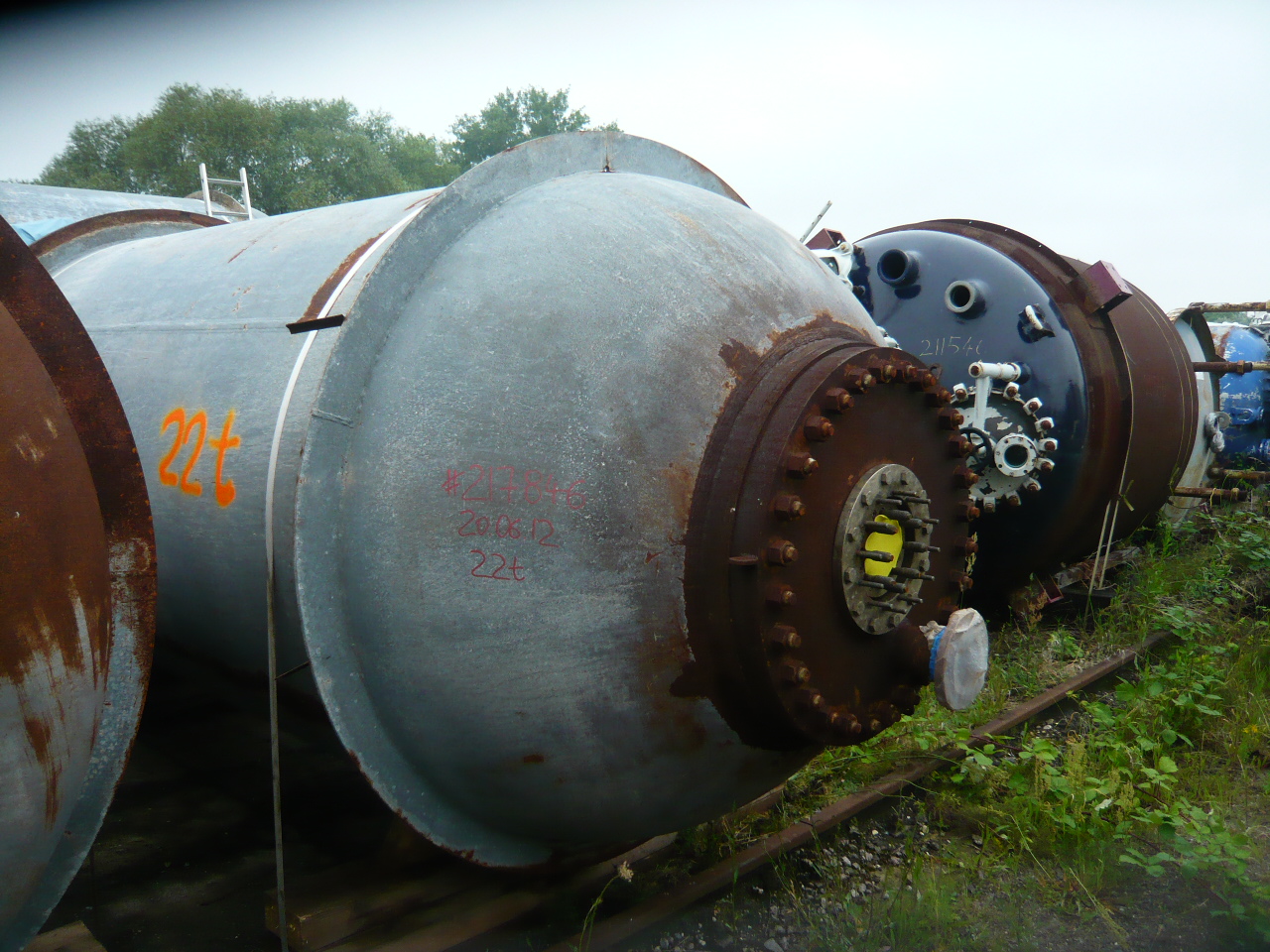 IPP# 217846, 8,900 L (2,351 gallons)  Stainless Steel Austentic Batch-Type Agitated Reactor For Sale