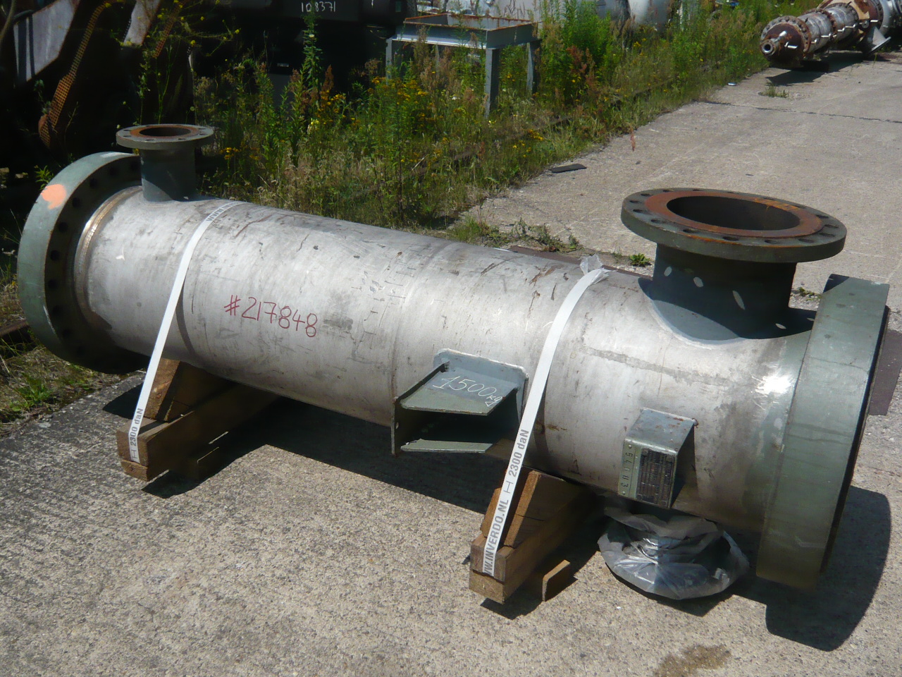 IPP# 217848, 41 m² (441.3 ft²)  Stainless Steel 321 Shell and Tube Heat Exchanger For Sale