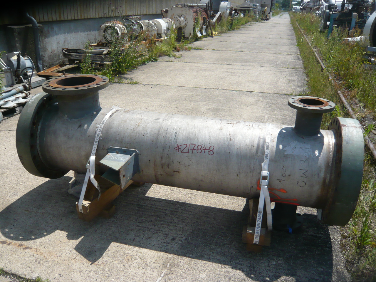 IPP# 217848, 41 m² (441.3 ft²)  Stainless Steel 321 Shell and Tube Heat Exchanger For Sale