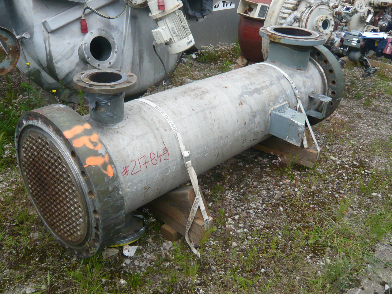 IPP# 217849, 41 m² (441.3 ft²)  Stainless Steel 321 Shell and Tube Heat Exchanger For Sale