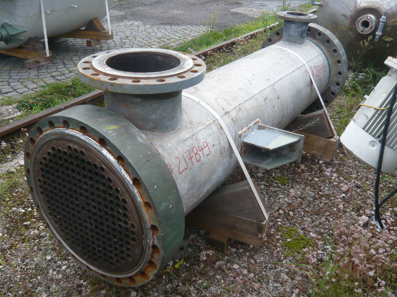 IPP# 217849, 41 m² (441.3 ft²)  Stainless Steel 321 Shell and Tube Heat Exchanger For Sale