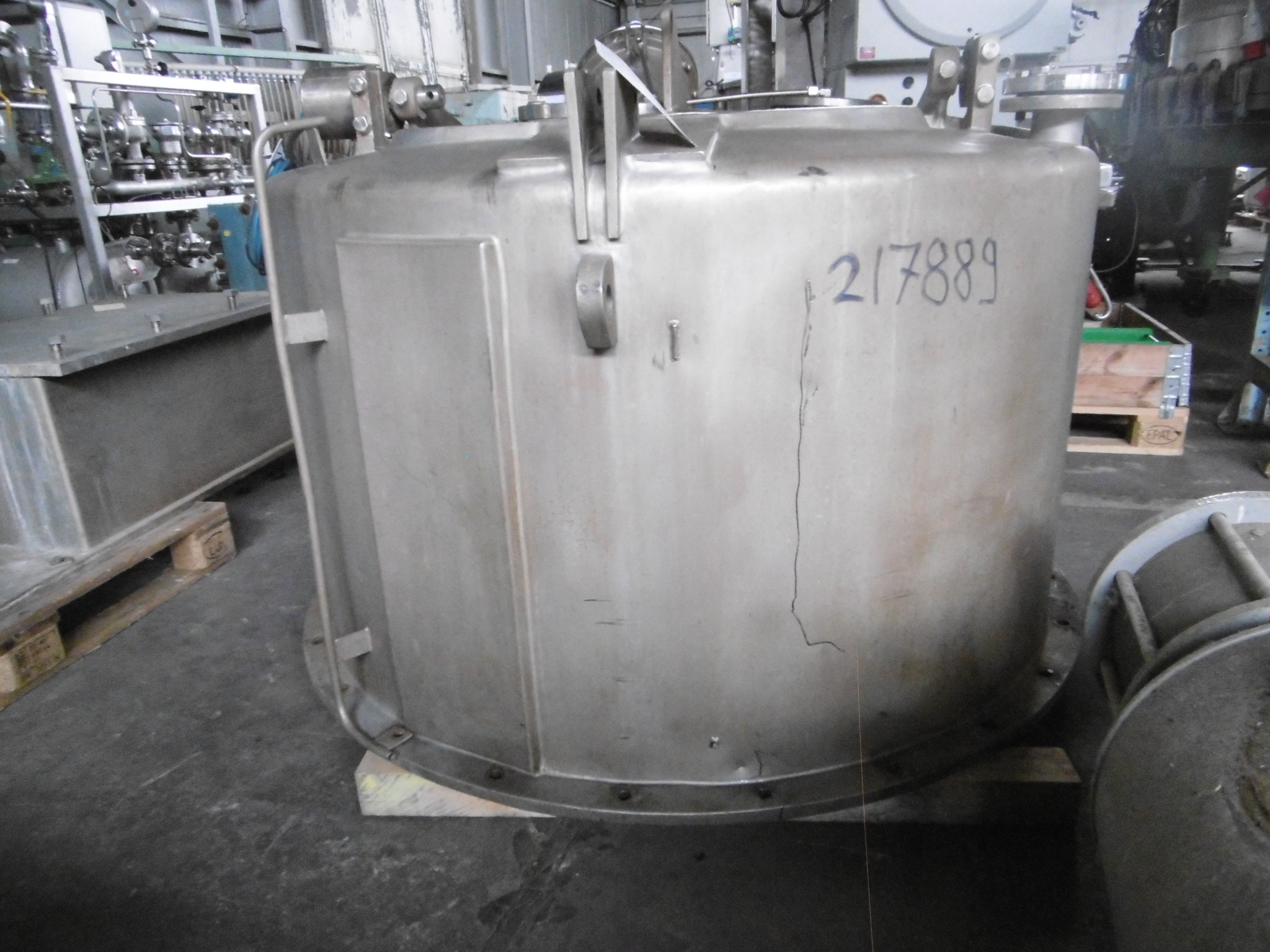 IPP# 217889, 1,250 mm (49.2 in)  Hastelloy - C4 Auto Discharge-Bottom Centrifuge-Basket For Sale