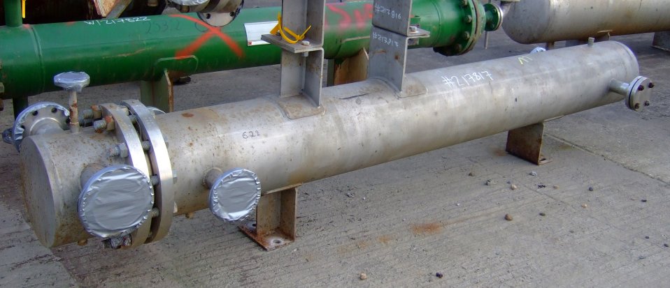 IPP# 217817, 16 m² (172.2 ft²)  Stainless Steel Austentic Shell and Tube Heat Exchanger For Sale