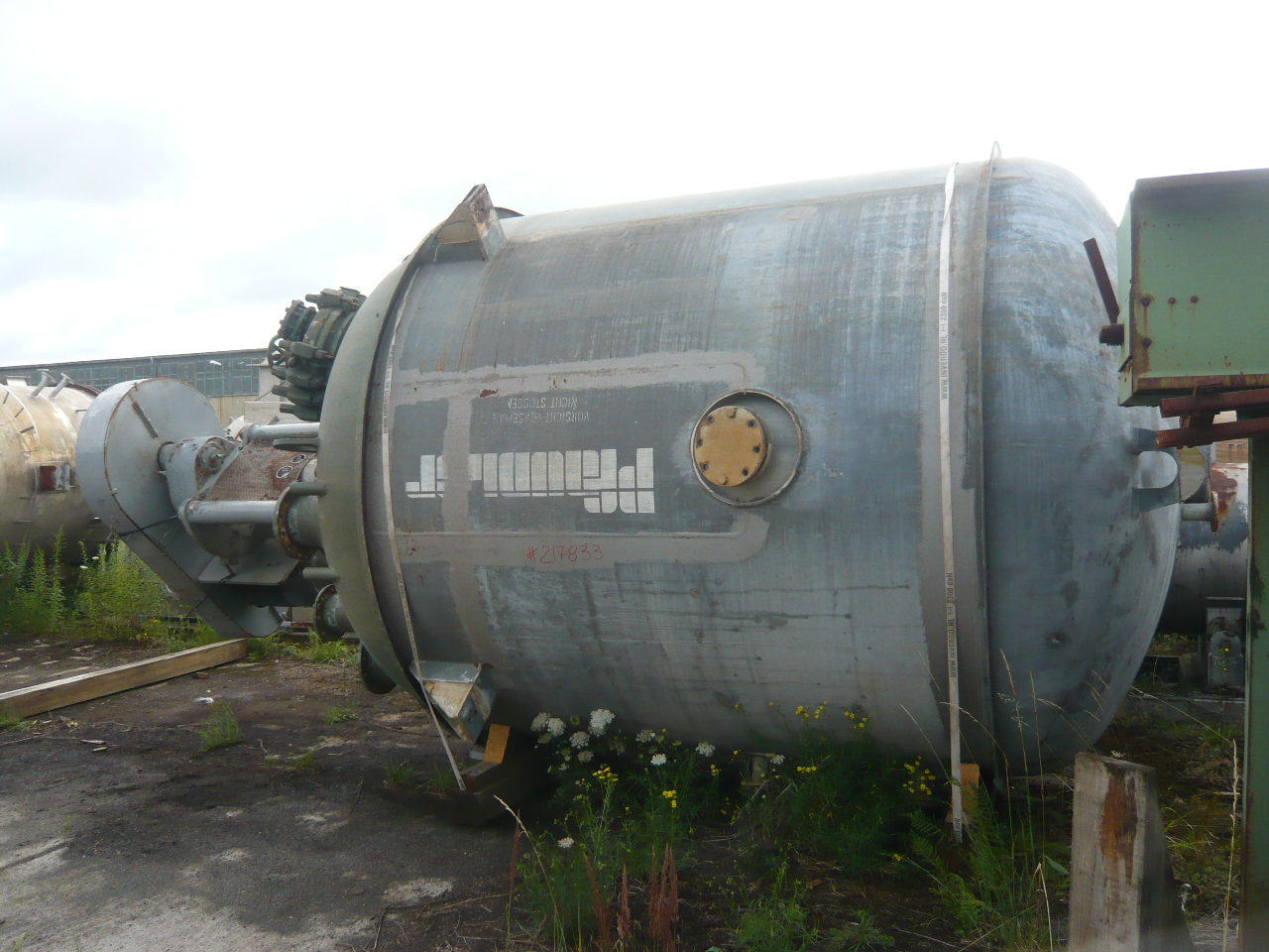 IPP# 217833, 17,314 L (4,574 gallons)  Glasslined Batch-Type Agitated Reactor For Sale