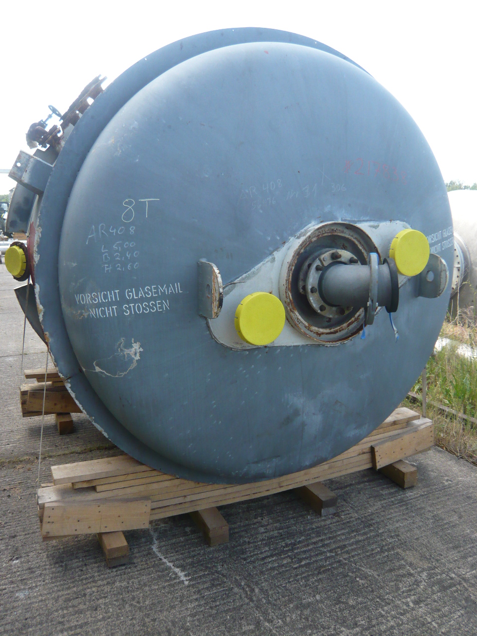 IPP# 217838, 7,605 L (2,009 gallons)  Glasslined Batch-Type Agitated Reactor For Sale