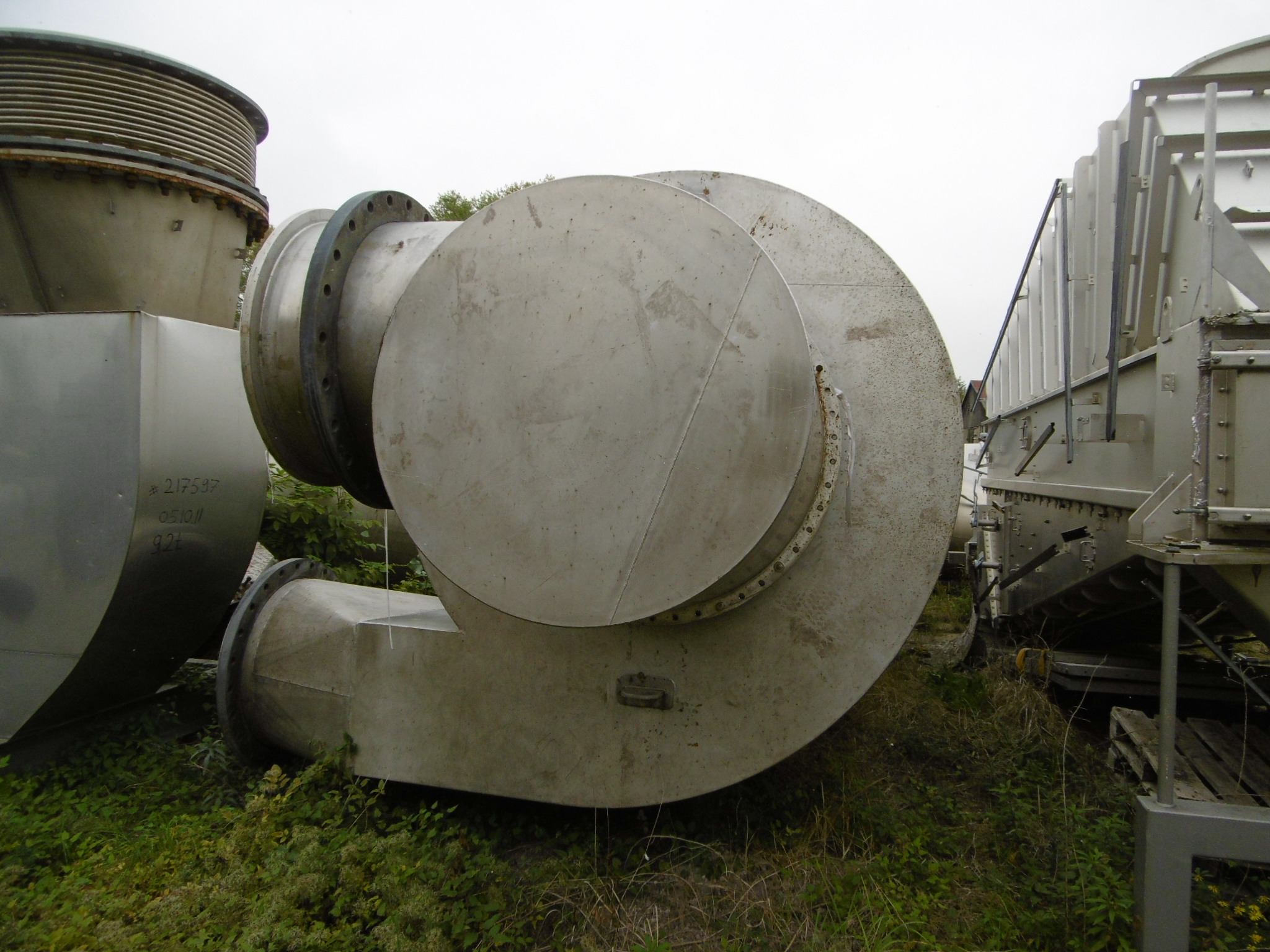 IPP# 217944, 2,142 mm (84.3 in)  Stainless Steel 321 Cyclone Dust Collector For Sale