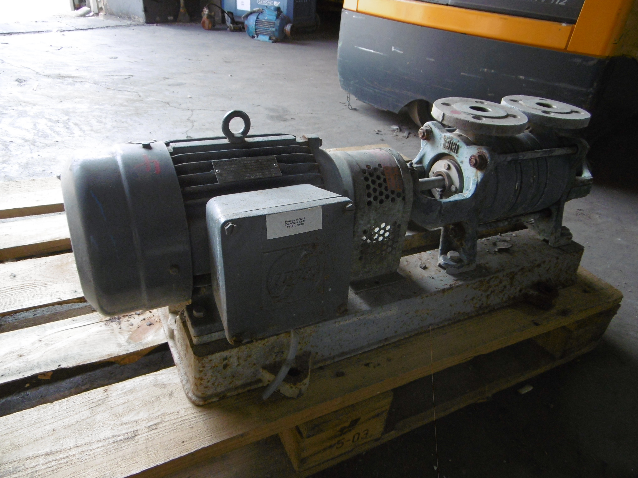 IPP# 217921, 3 m3/h (13.2 GPM)   Centrifugal Pump For Sale