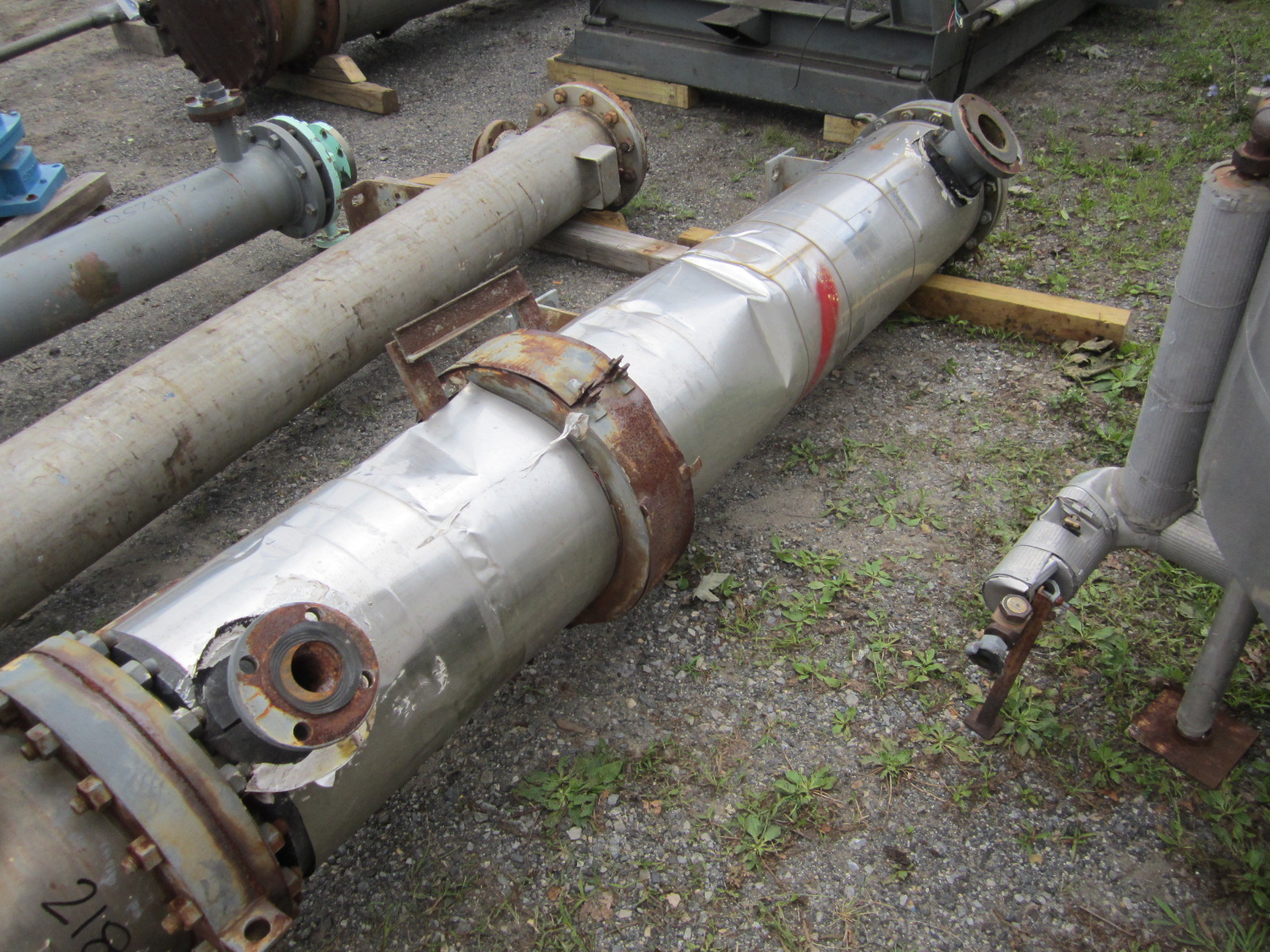 IPP# 218248, 8.2 m² (88 ft²)  Titanium Shell and Tube Heat Exchanger For Sale