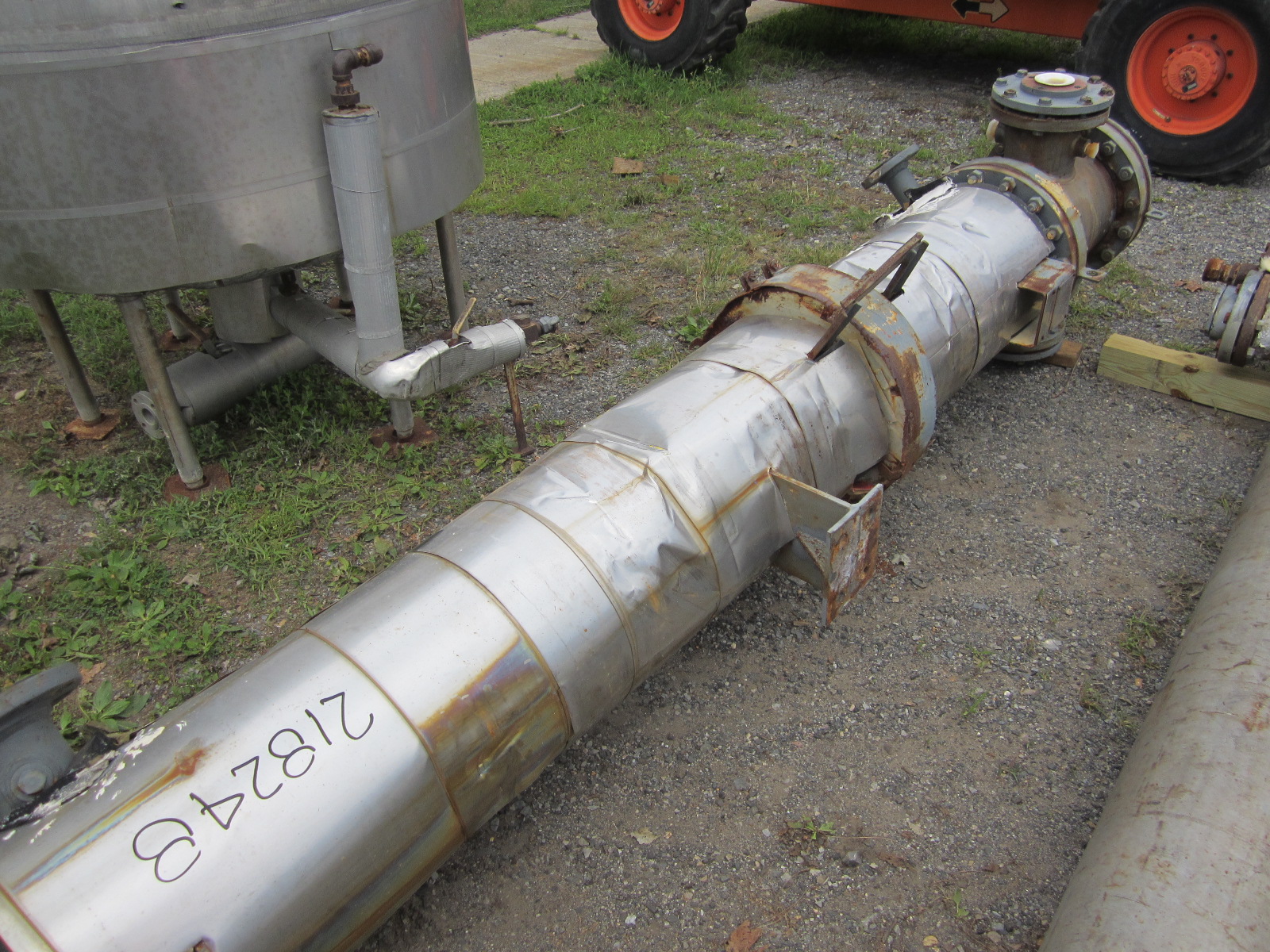 IPP# 218248, 8.2 m² (88 ft²)  Titanium Shell and Tube Heat Exchanger For Sale